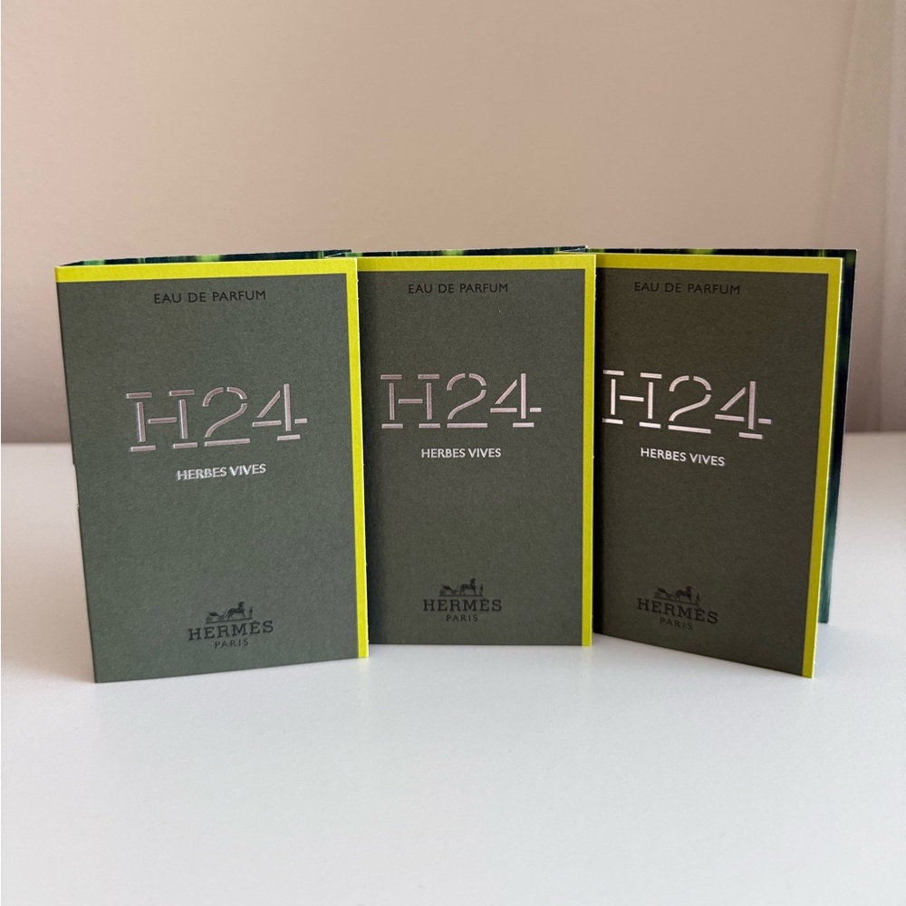 Brand New HERMES H24 Herbes Vives Perfume Sample Set